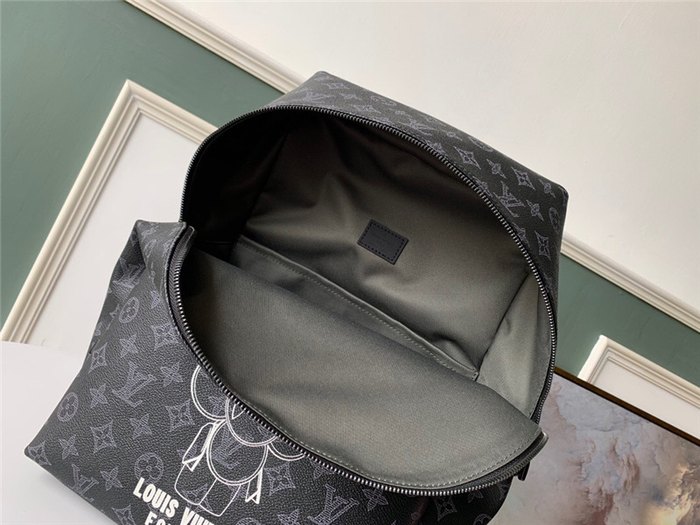 Louis-Vuitton_backpack_Black-Grey_Louis-Vuitton-Monogram-Forever-Canvas-Backpack_backpack_003