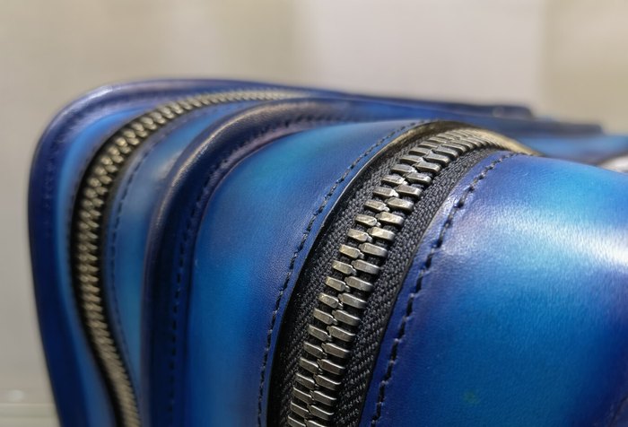 Berluti Stylish Tote with Practicality Blue 01A