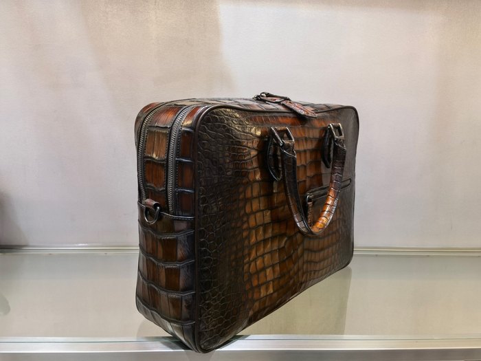 Berluti Tote bag with elegant design Brown 01A