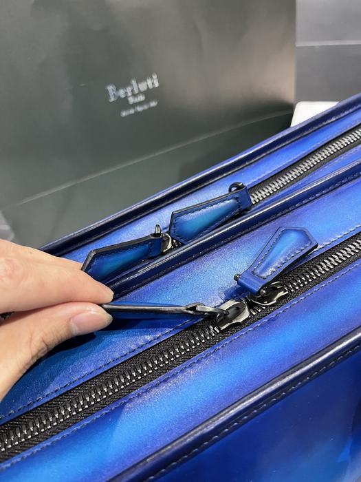 Berluti Tote bag with elegant design traits Blue 01A