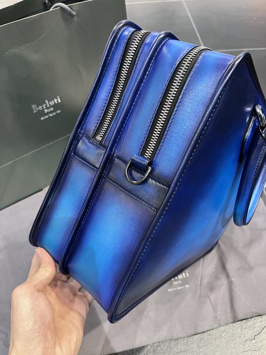 Berluti Tote bag with elegant design traits Blue 01A