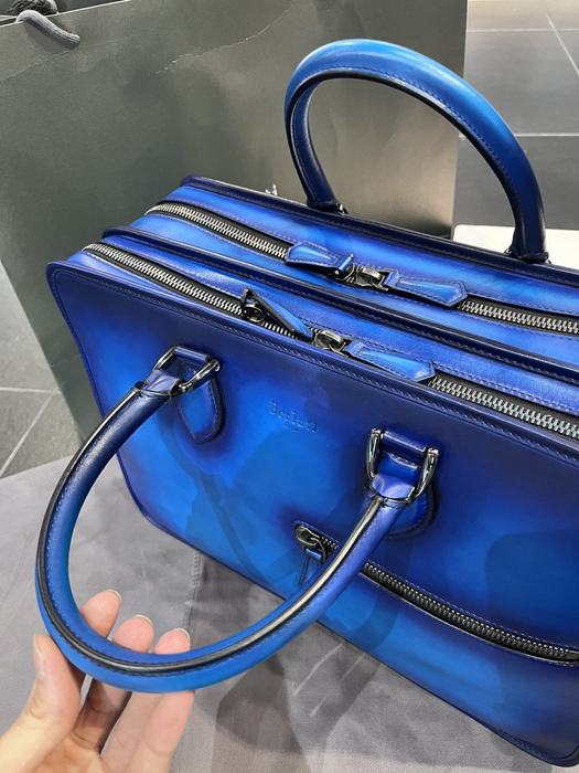 Berluti Tote bag with elegant design traits Blue 01A