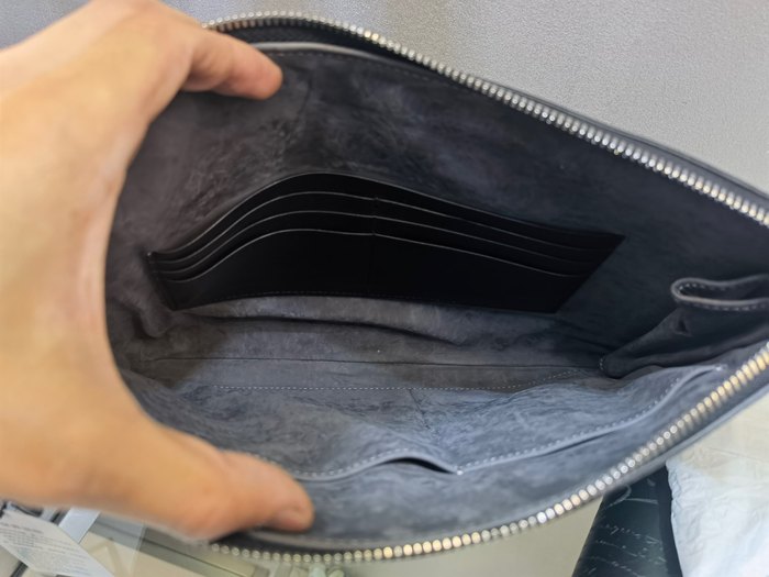 Berluti Tote bag with textured leather Green 01A