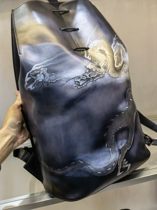 Berluti Tote style 09 Blue 01A