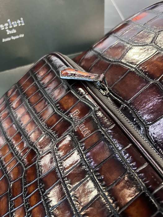 Berluti Tote style 27 Brown 01A