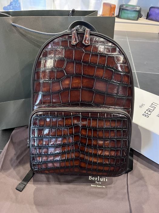 Berluti Tote style 27 Brown 01A