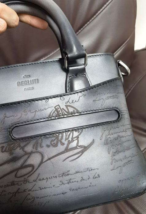 Berluti Tote style 30 Blue 01A