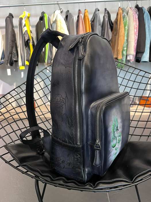 Berluti Tote style 34 Blue 01A