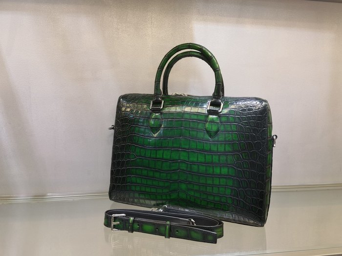 Berluti Tote with elegant styling Green 01A