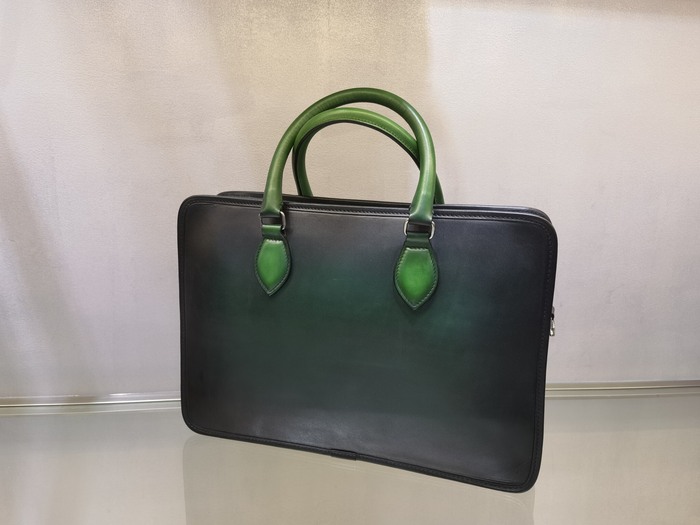 Berluti Tote with sleek design and handles Black 01A