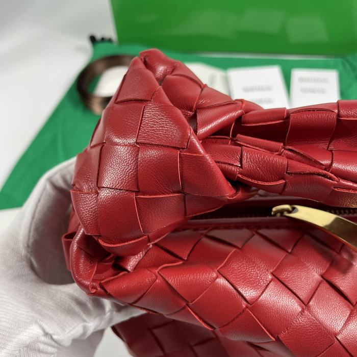 Bottega Veneta Tote bag with unique styling traits Red 01A