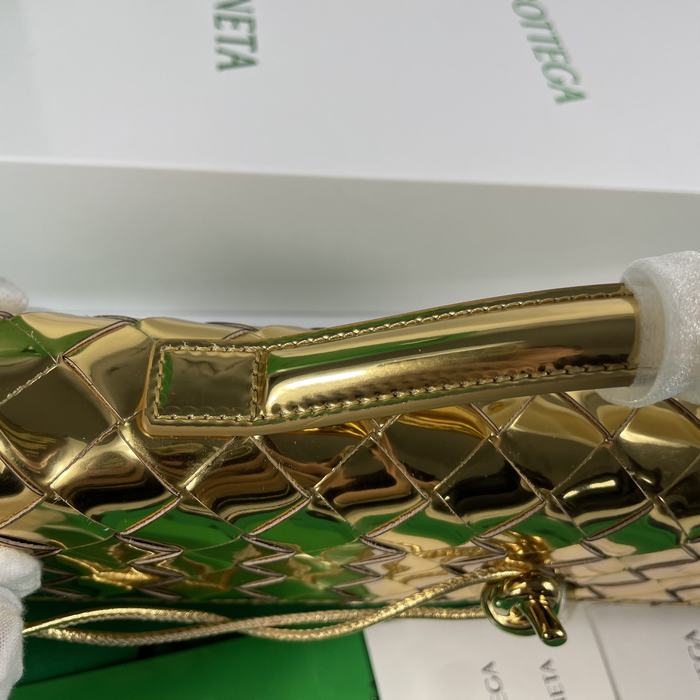 Bottega Veneta Tote bag with woven elements Green 01A