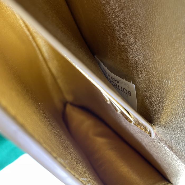 Bottega Veneta Tote bag with woven elements Green 01A