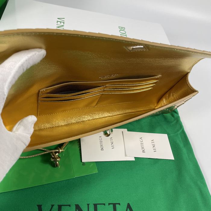 Bottega Veneta Tote bag with woven elements Green 01A