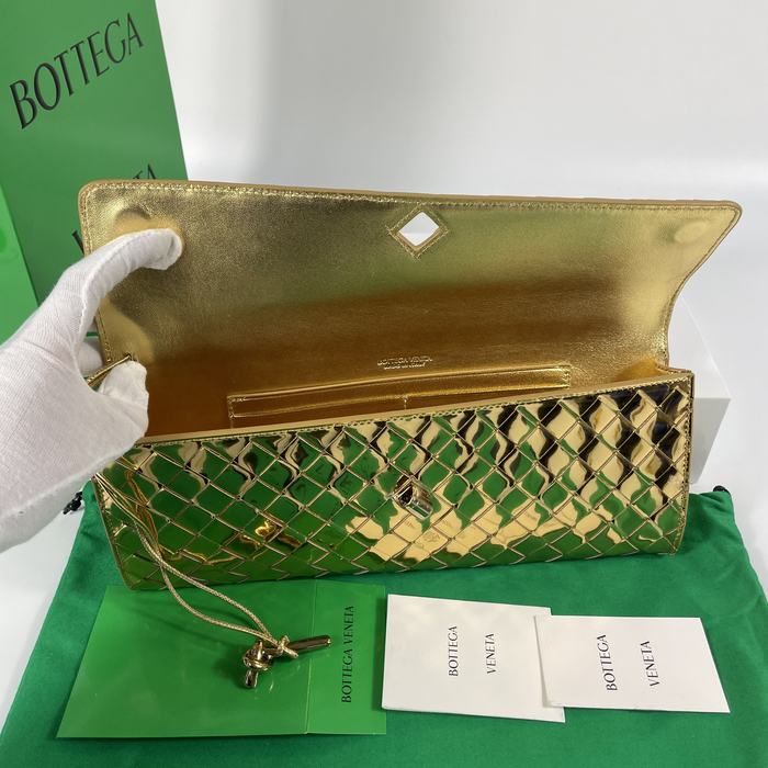Bottega Veneta Tote bag with woven elements Green 01A