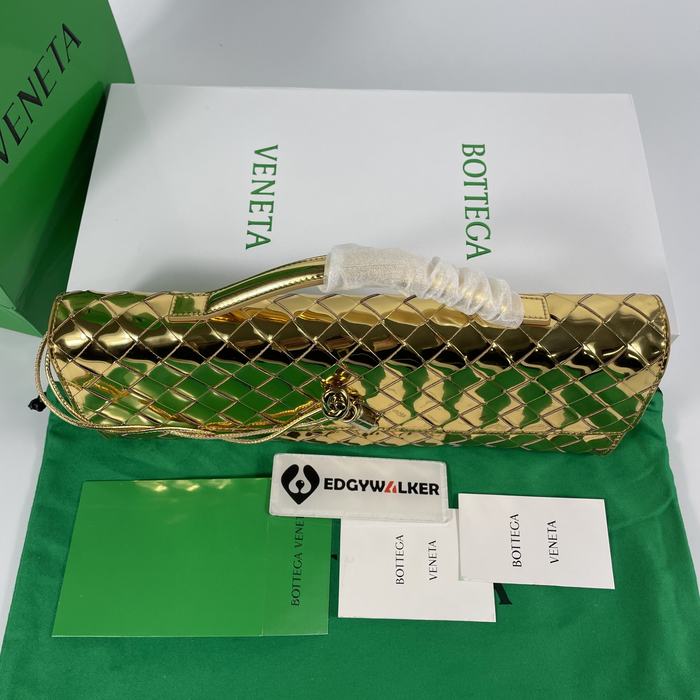 Bottega Veneta Tote bag with woven elements Green 01A