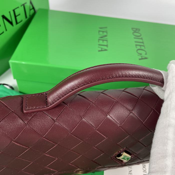 Bottega Veneta Tote bag with woven texture Burgundy 01A 2
