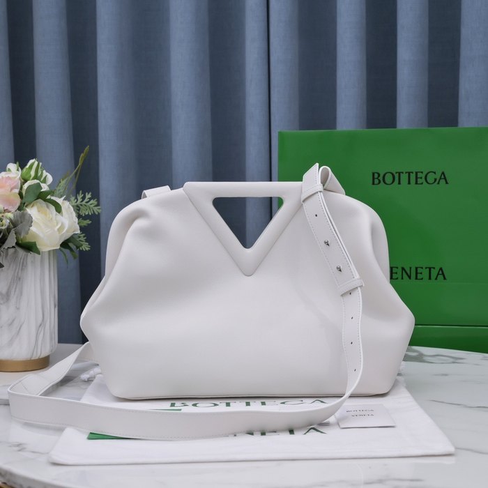 Bottega Veneta Tote with unique design traits White 01A