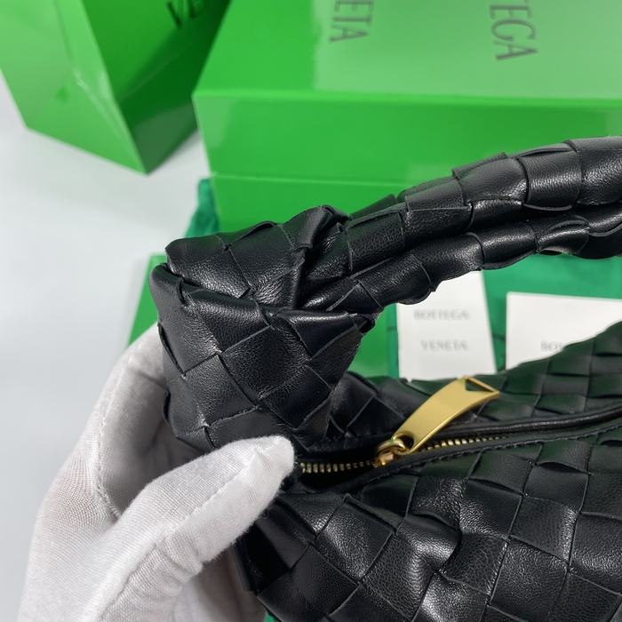 Bottega Veneta Tote with woven texture Black 01A