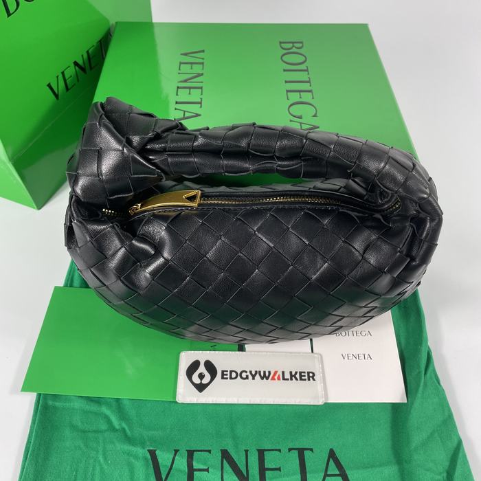 Bottega Veneta Tote with woven texture Black 01A