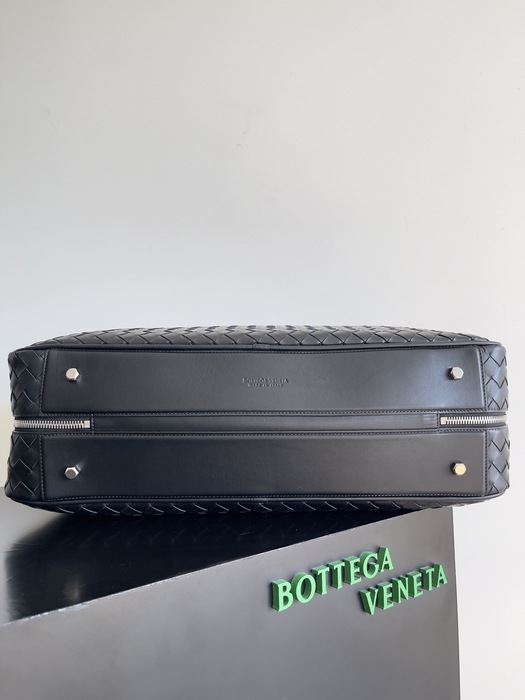 Bottega Veneta Woven Leather Tote Black 01A