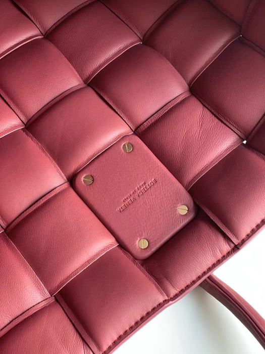 Bottega Veneta Woven Tote Bag Red 01A