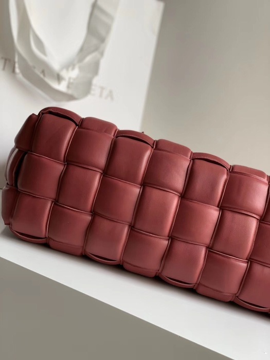 Bottega Veneta Woven Tote Bag Red 01A