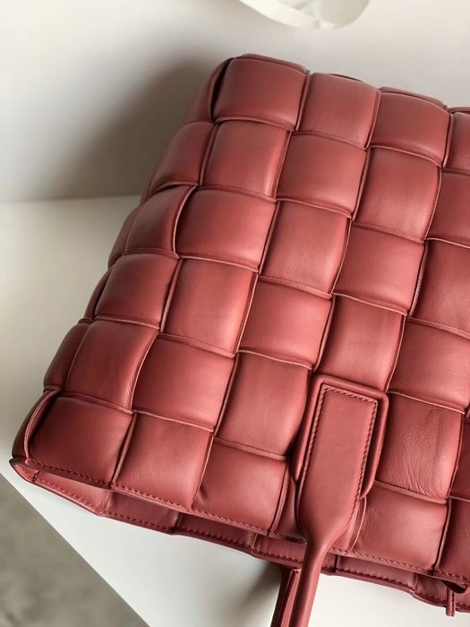 Bottega Veneta Woven Tote Bag Red 01A