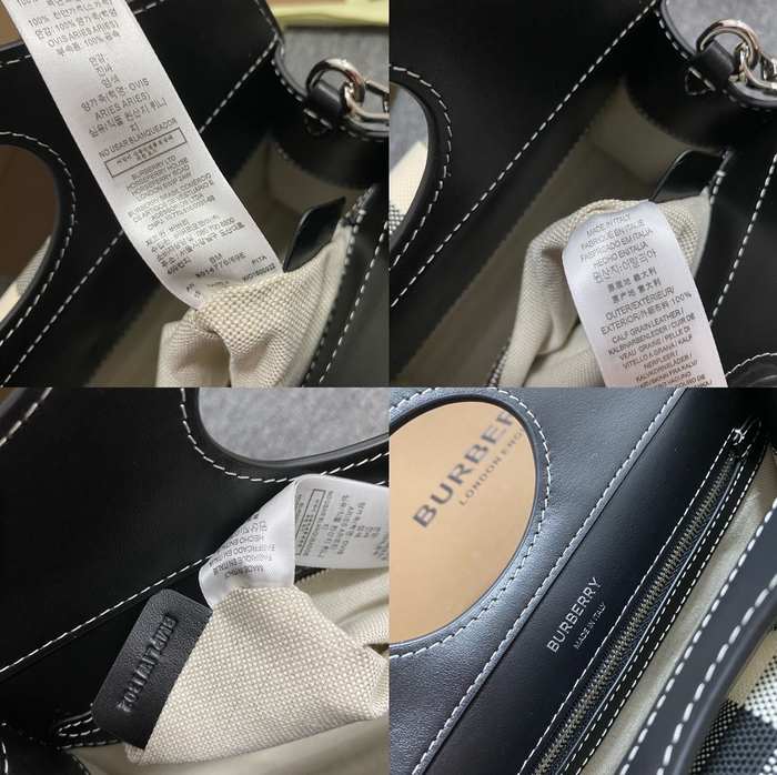 Burberry Stylish Tote with modern design traits Black 01A