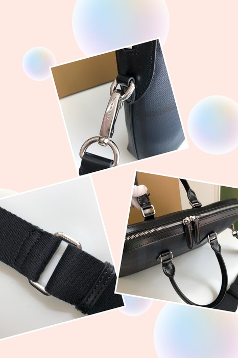 Burberry Tote Bag with sleek design Black 01A 4