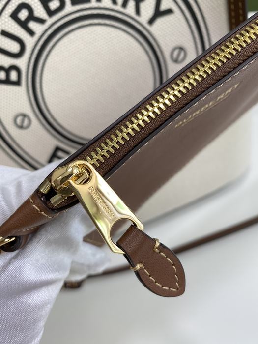 Burberry Tote bag with leather accents Beige 01A 2