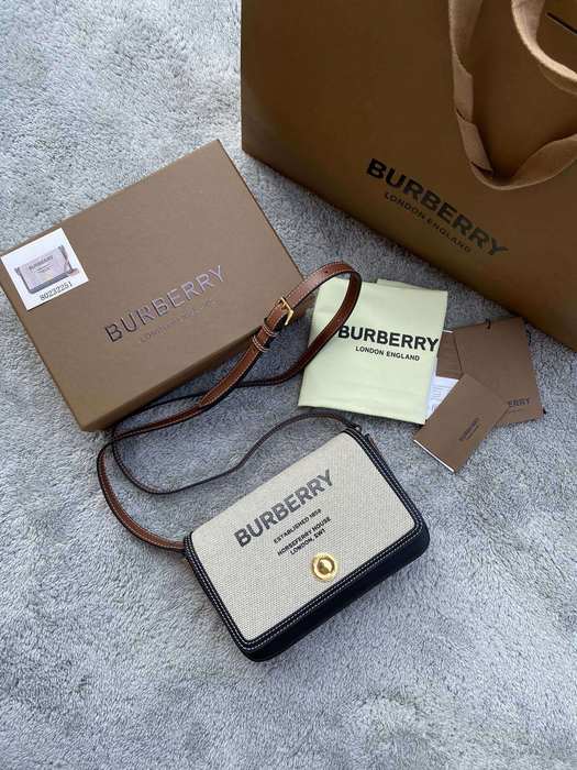 Burberry Tote bag with minimalist design Brown 01A
