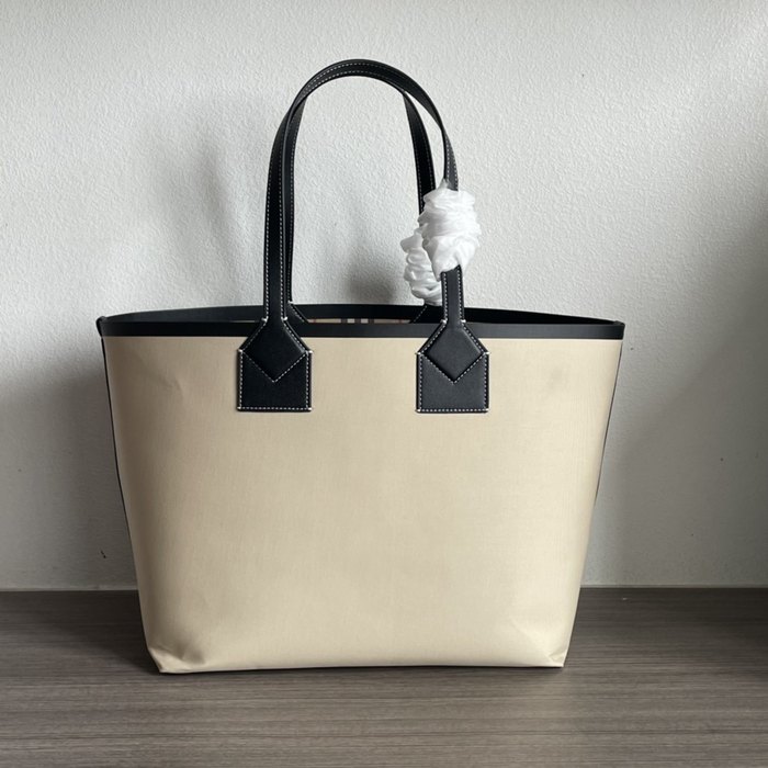 Burberry Tote bag with structured design Beige 01A