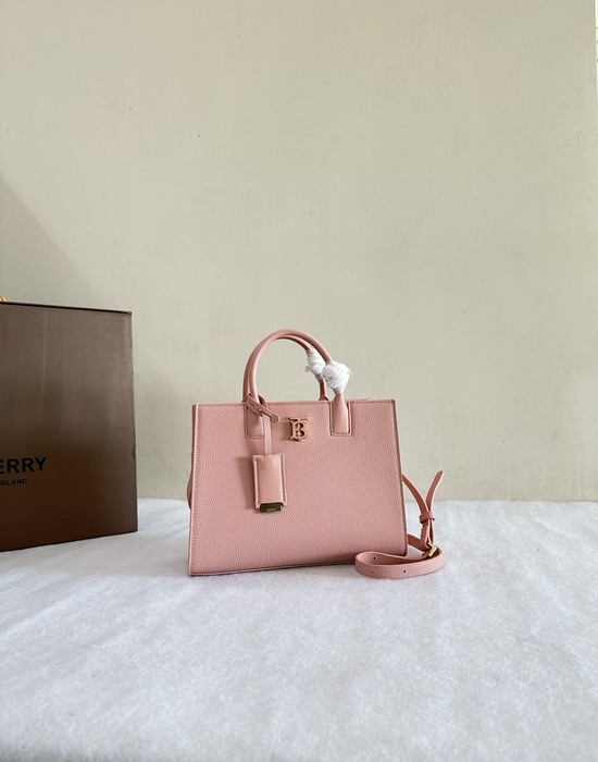 Burberry Tote bag with structured design Brown 01A
