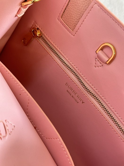 Burberry Tote bag with structured design Brown 01A