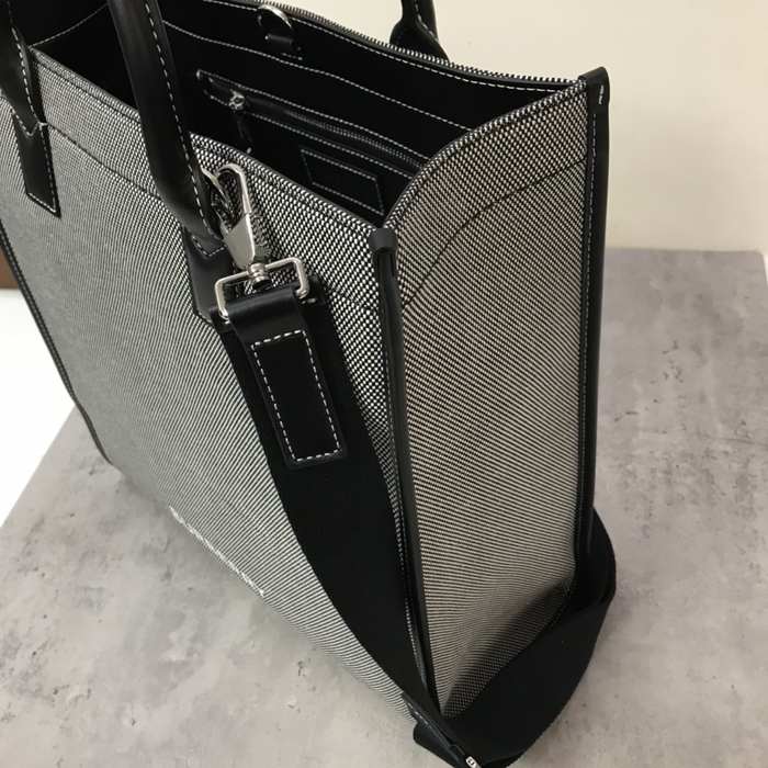 Burberry Tote bag with structured design Grey 01A 2