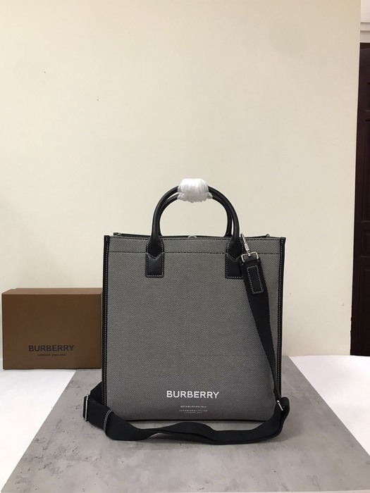 Burberry Tote bag with structured design Grey 01A 2