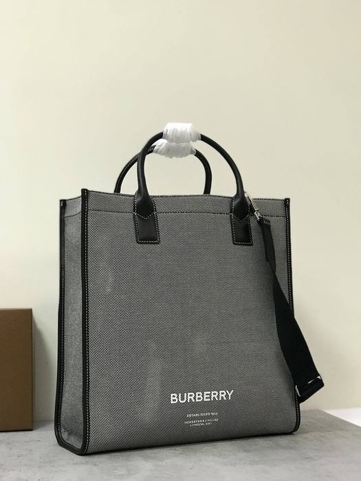 Burberry Tote bag with structured design Grey 01A 2