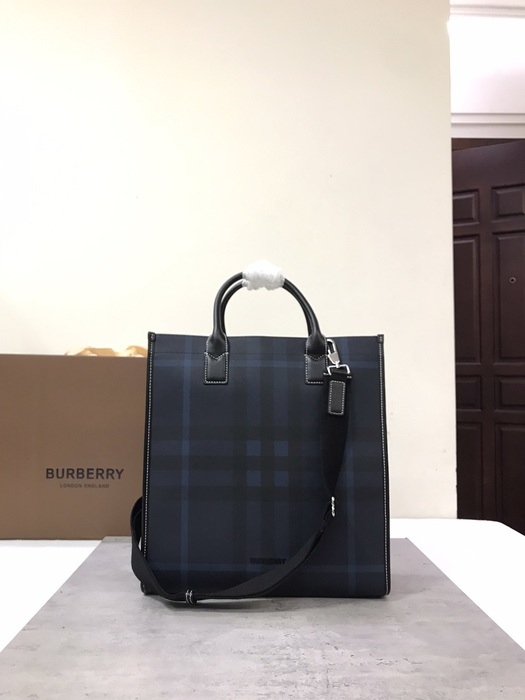 Burberry Tote bag with structured design Grey 01A