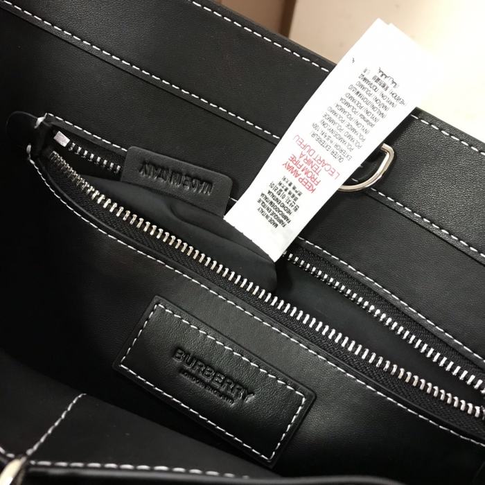 Burberry Tote bag with structured design Grey 01A