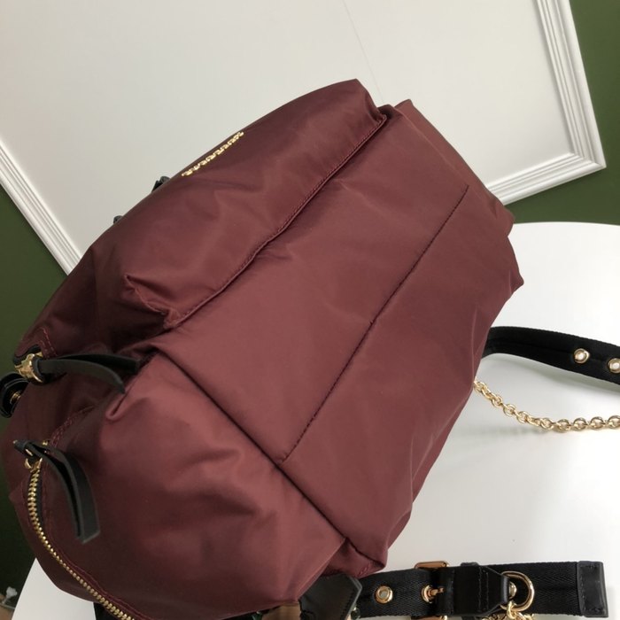 Burberry Tote bag with stylish features Burgundy 01A