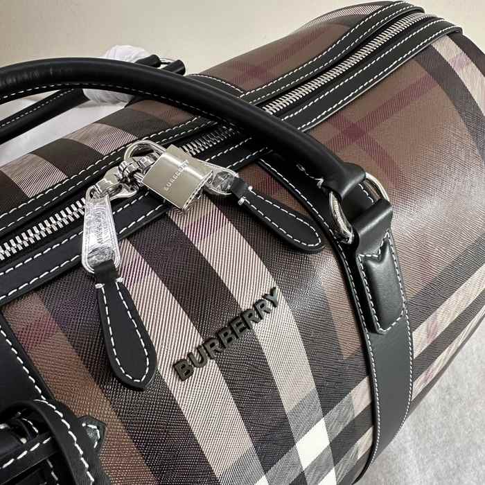 Burberry Tote bag with stylish traits Brown 01A