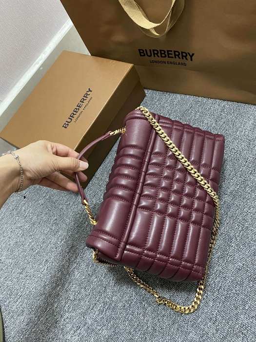Burberry Tote style 06 Burgundy 01A
