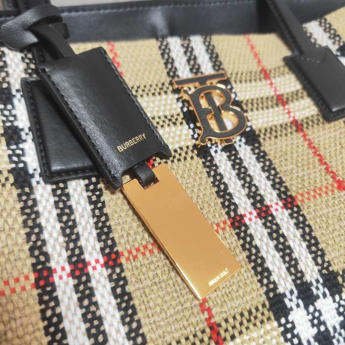 Burberry Tote with structured design Beige 01A