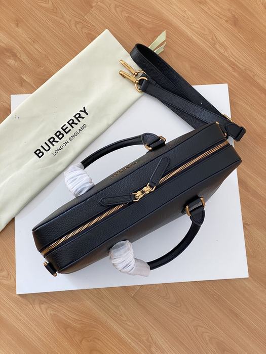 Burberry Tote with structured design Navy 01A