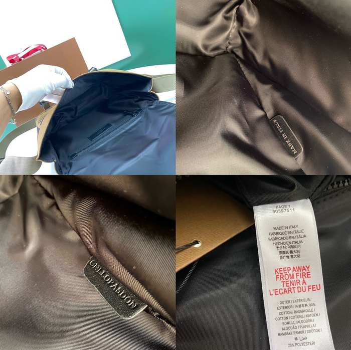 Burberry Tote with stylish features Black 01A