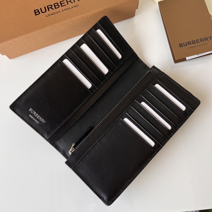 Burberry Tote with textured leather finish Black 01A