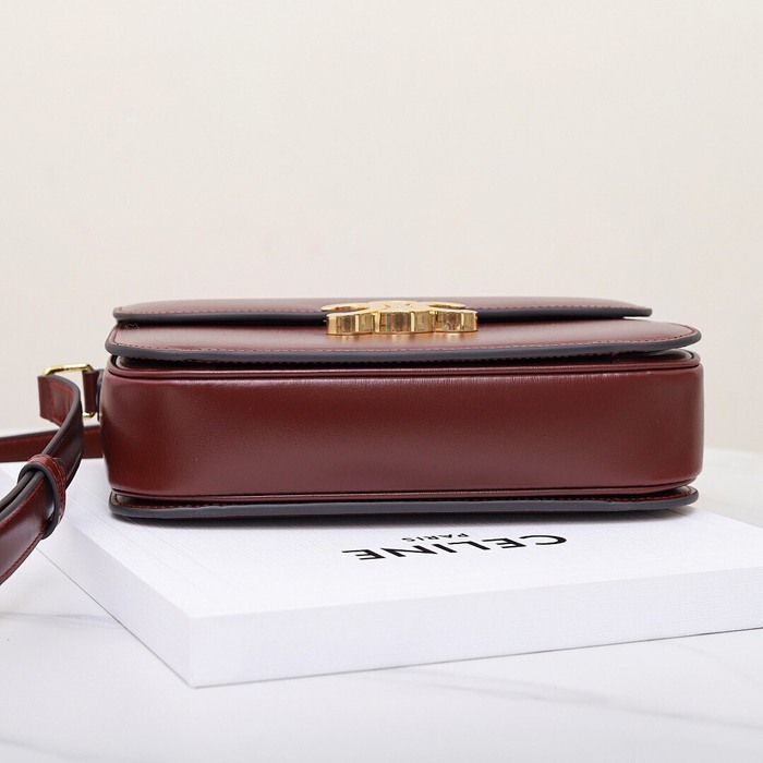 Celine Tote Bag Burgundy 01A