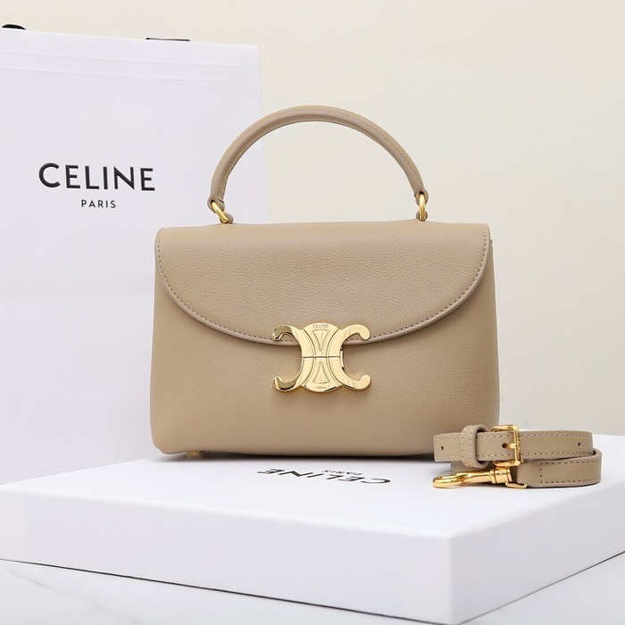 Celine Tote Bag with Handle Beige 01A