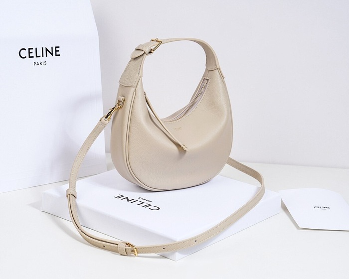 Celine Tote Bag with streamlined design Beige 01A